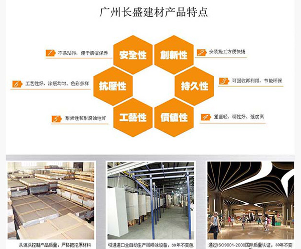 包柱鋁蜂窩板產品特點